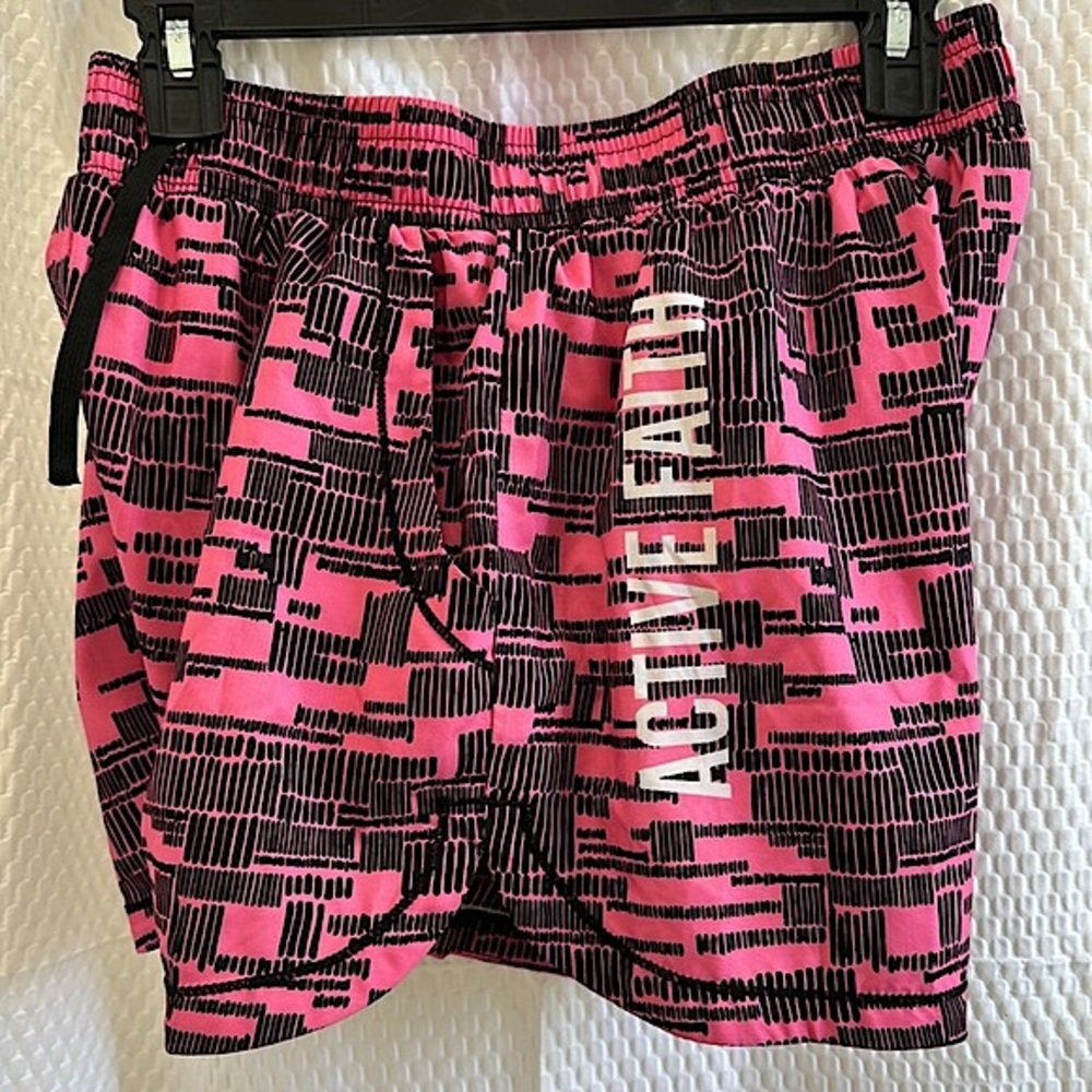 ACTIVE FAITH WOMEN'S DIGITAL PRINT RUNNING SHORTS - Picture 5 of 7